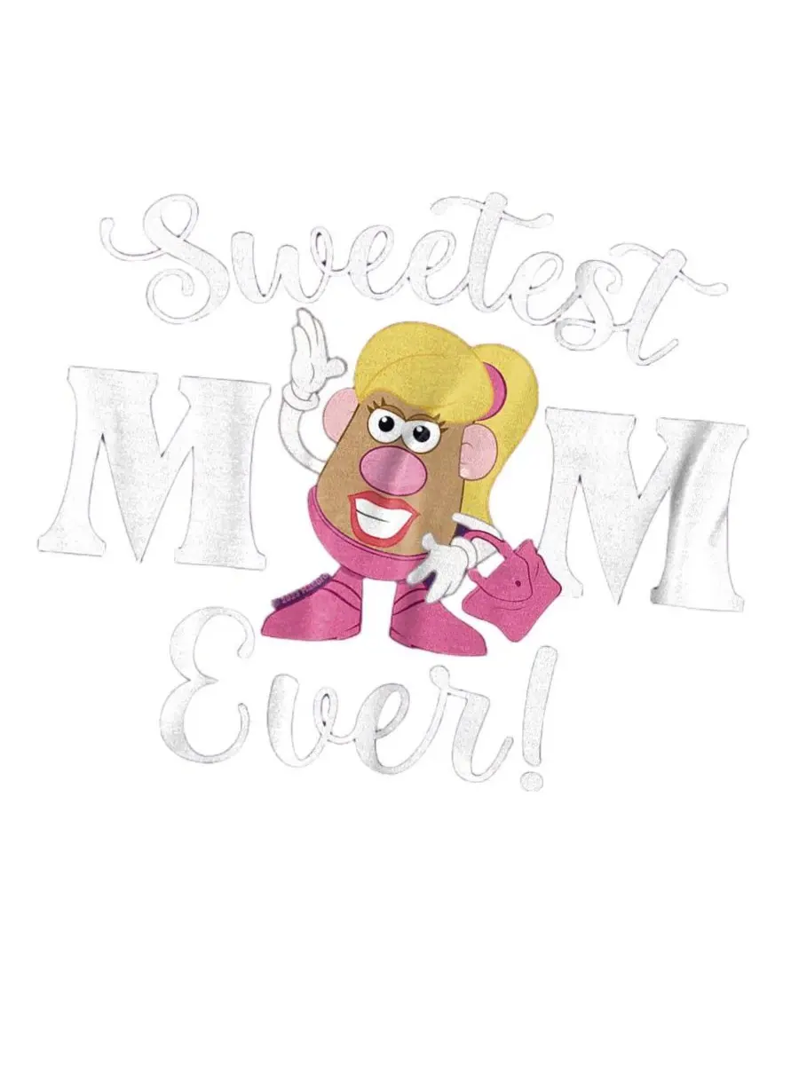 Футболка с принтом Sweetest Mom Mr. Potato Head D&D — изображение 3 из 3, фиолетовый