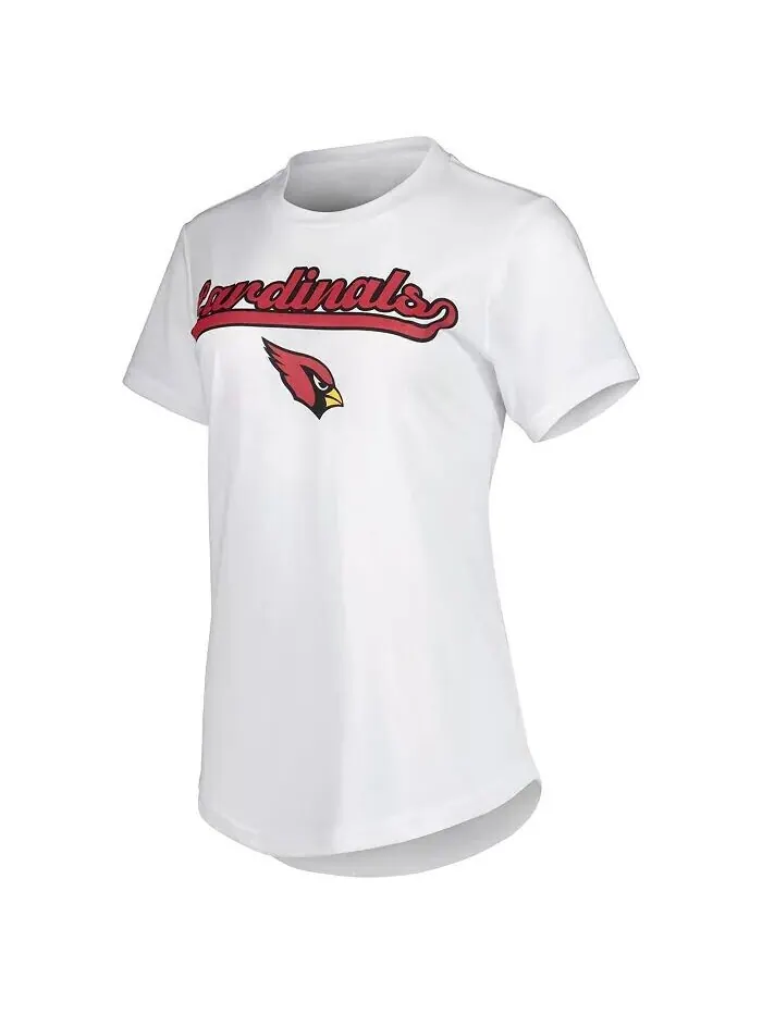 Женский комплект из футболки и леггинсов для сна Arizona Cardinals Sonata белого — изображение 3 из 3, белый темно-серый