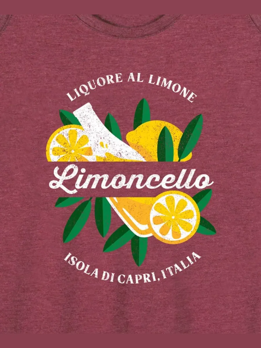 Женский топ-майка на бретелях с принтом Instant Message Limoncello, Plus Size Hybrid Apparel — изображение 2 из 3, винный