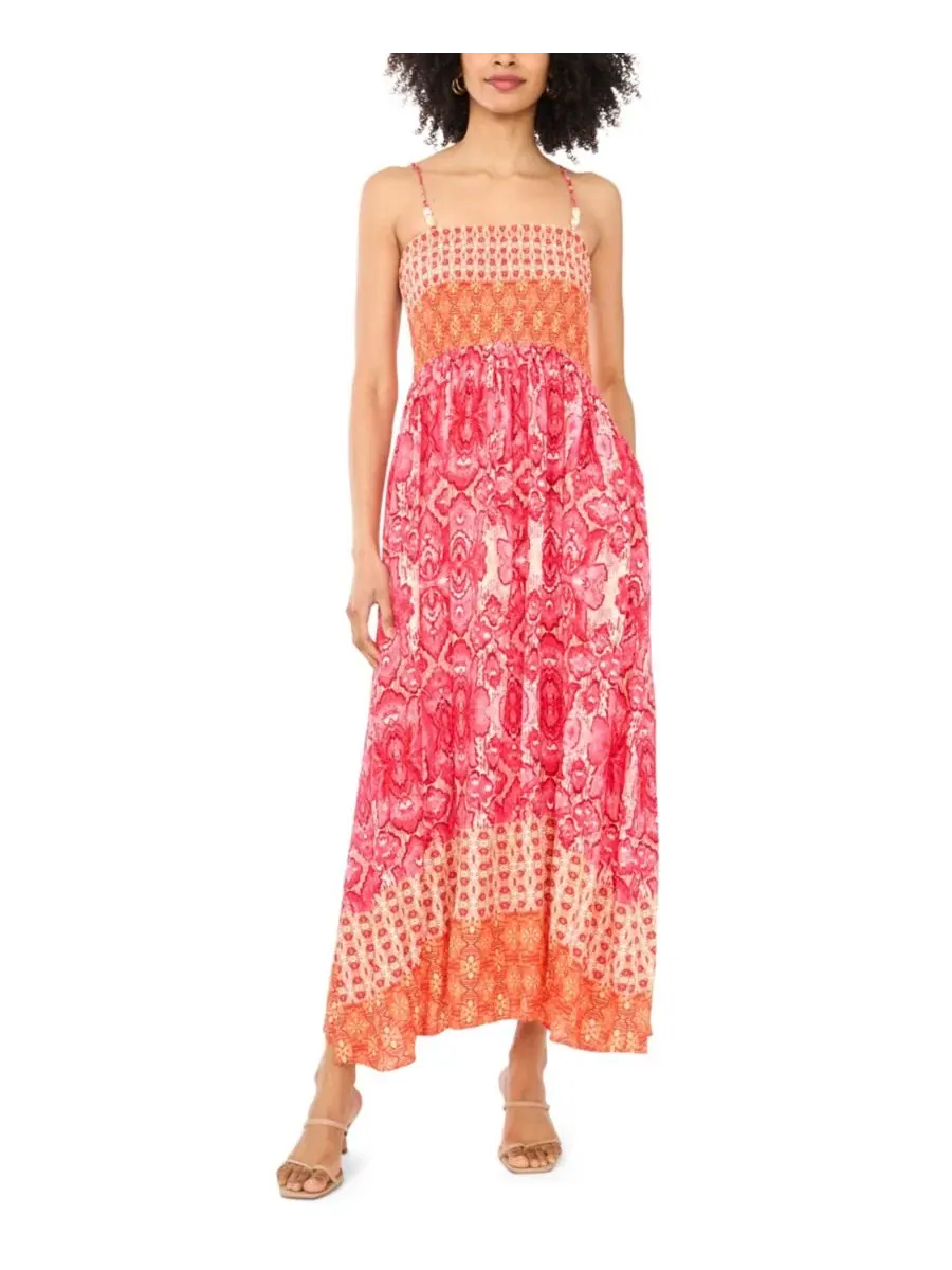 Женское макси-платье Vince Camuto, мандариновый