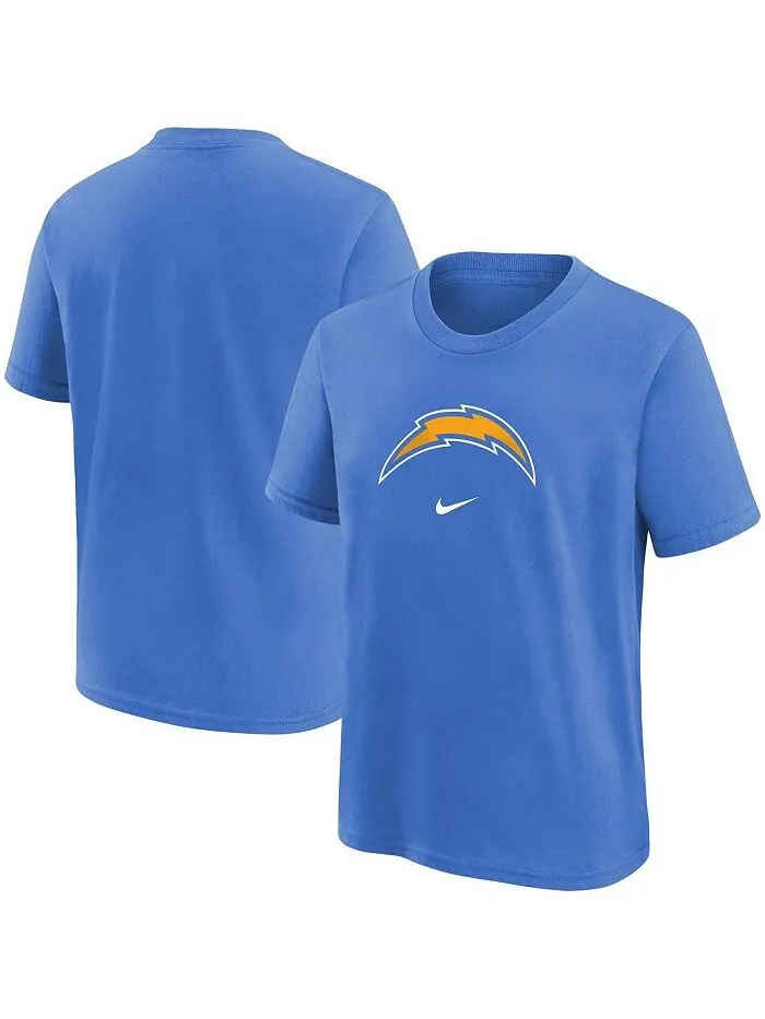 Синяя футболка с логотипом Big Boys Powder Los Angeles Chargers Nike — изображение 1 из 2, синий