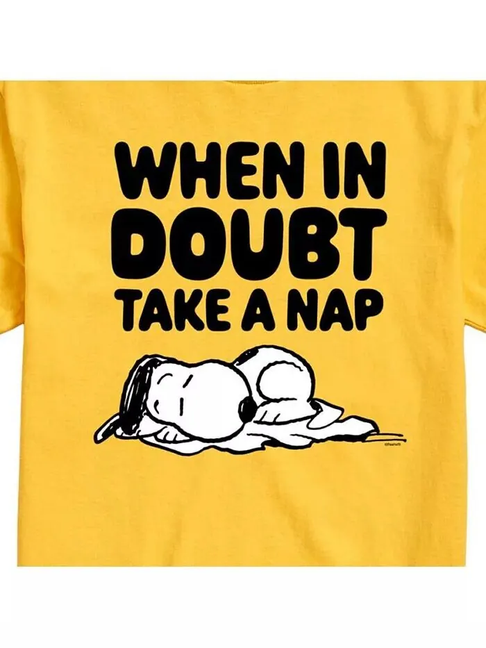 Мужская футболка с коротким рукавом Hybrid Apparel Peanuts Nap AIRWAVES — изображение 5 из 7, зеленый
