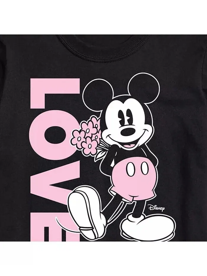 Мужская футболка Disney Standard с коротким рукавом AIRWAVES — изображение 3 из 3, черный