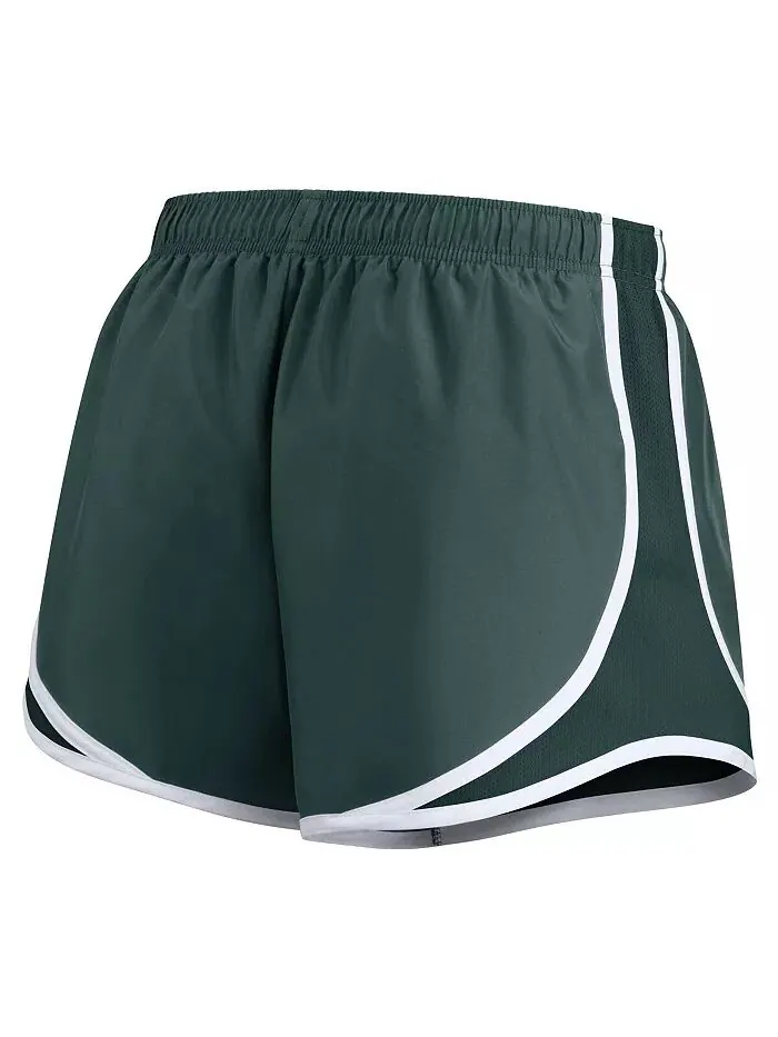 Женские зеленые шорты Michigan State Spartans Primetime Tempo Performance Nike — изображение 3 из 3
