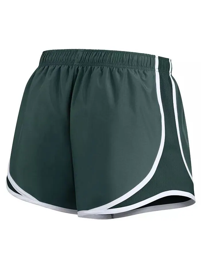 Женские зеленые шорты для выступлений Michigan State Spartans Primetime Tempo Nike — изображение 3 из 3, зеленый белый