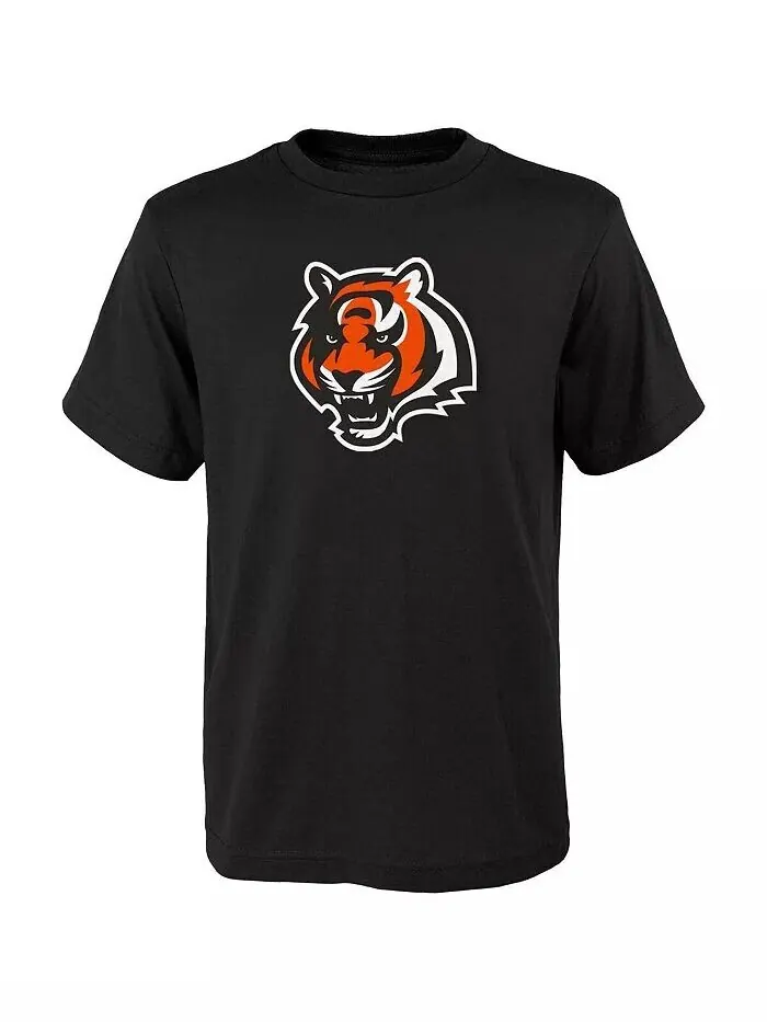 Черная футболка с логотипом Big Boys Cincinnati Bengals Outerstuff — изображение 1 из 1, черный