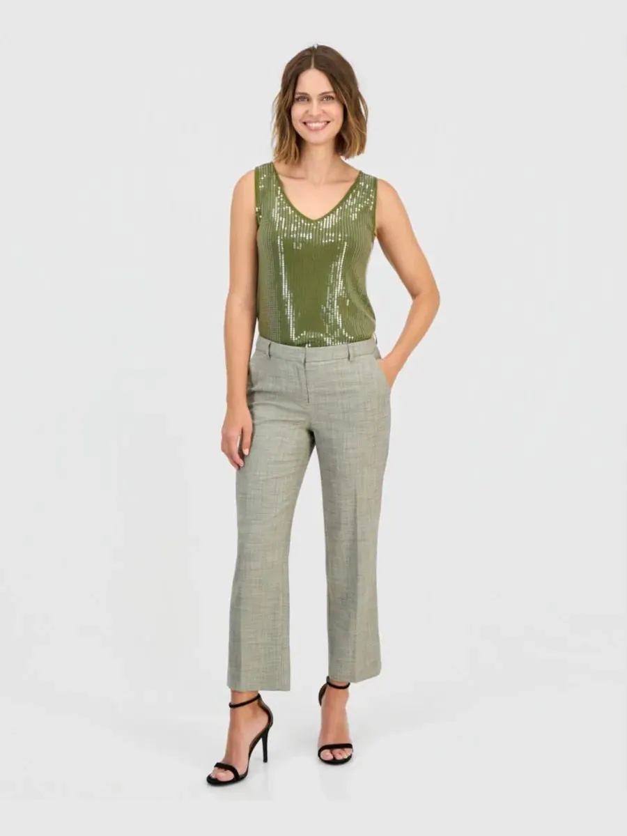 Брюки прямого кроя до щиколотки Anne Klein