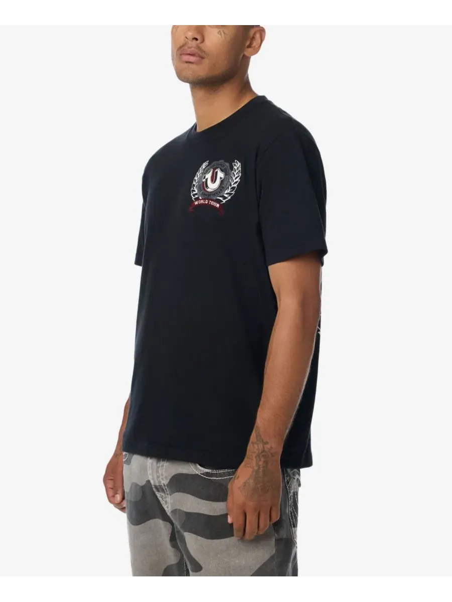 Футболка с принтом Horseshoe Crest True Religion — изображение 3 из 3, черный