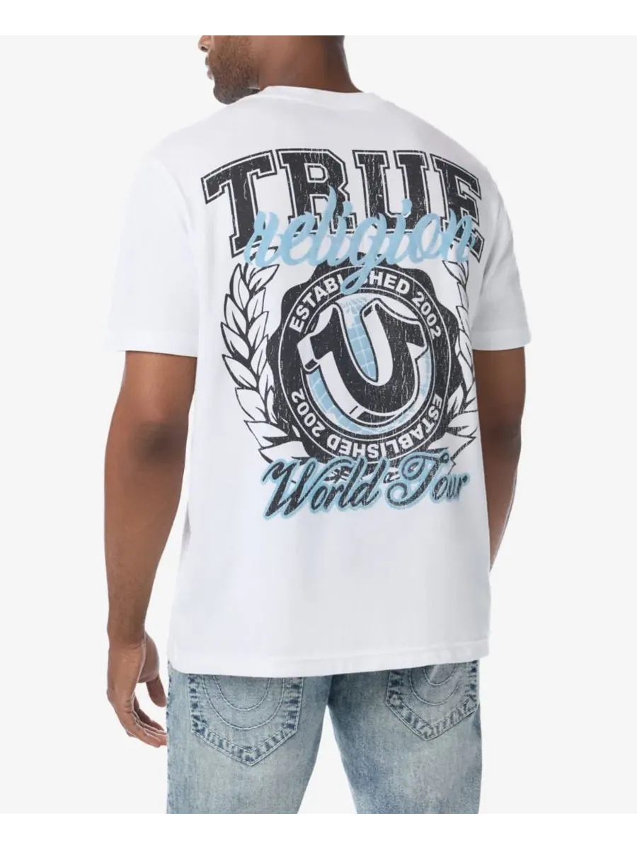 Футболка с принтом Horseshoe Crest True Religion — изображение 1 из 3, белый