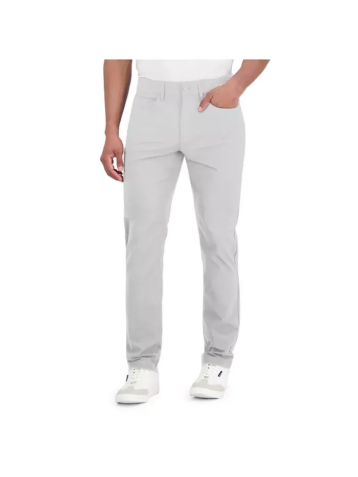 Мужские технологичные брюки 4 Way Stretch Ben Sherman — изображение 1 из 5, светлый серый