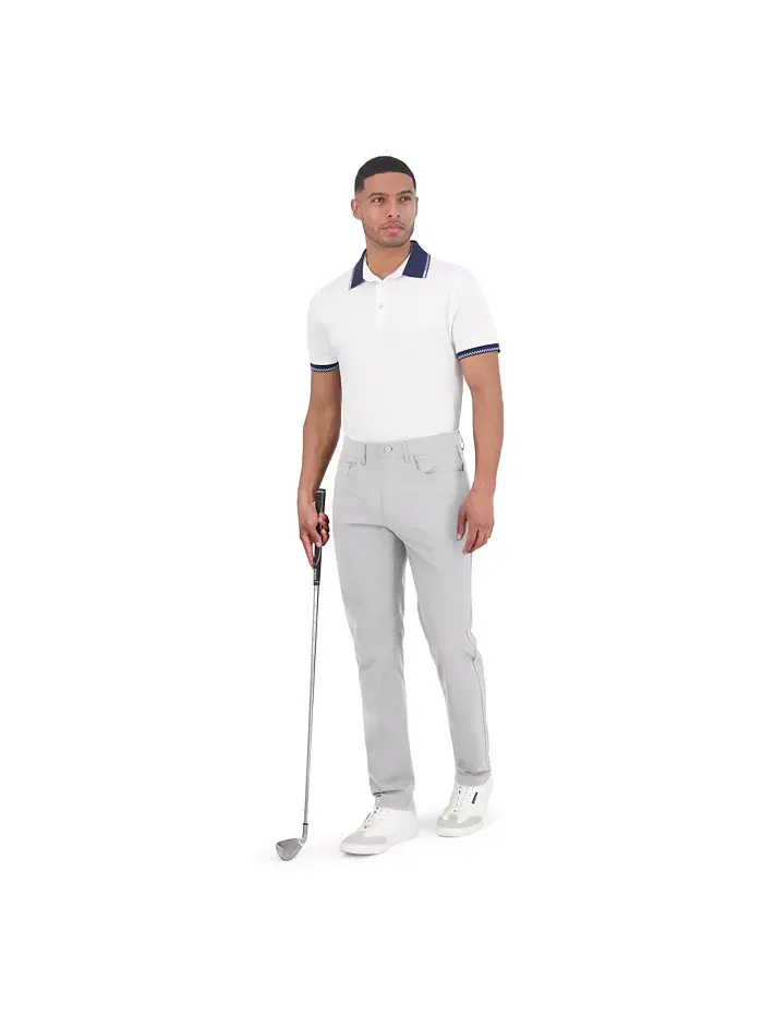Мужские технологичные брюки 4 Way Stretch Ben Sherman — изображение 2 из 5, светлый серый