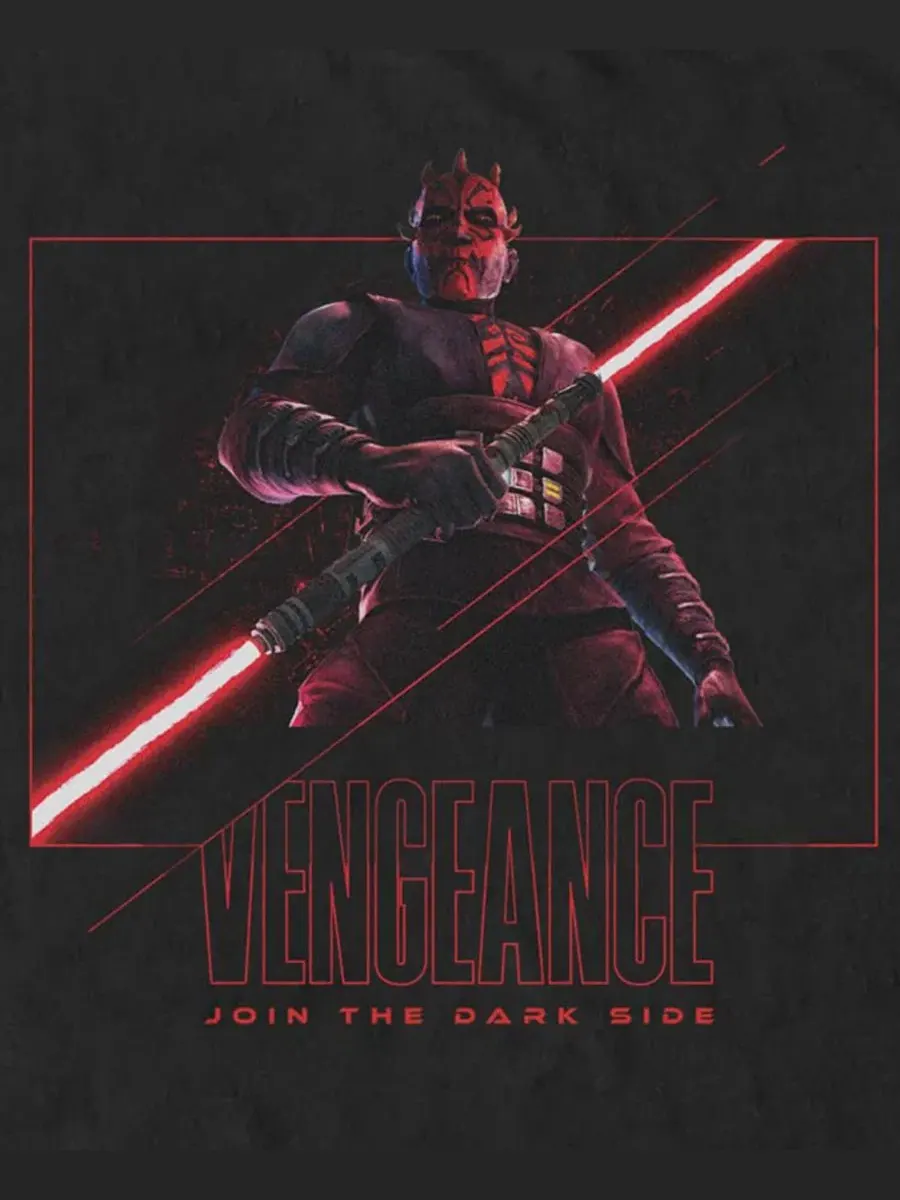 Футболка с графическим принтом Vengeance Join The Dark Side Fifth Sun — изображение 3 из 3, черный