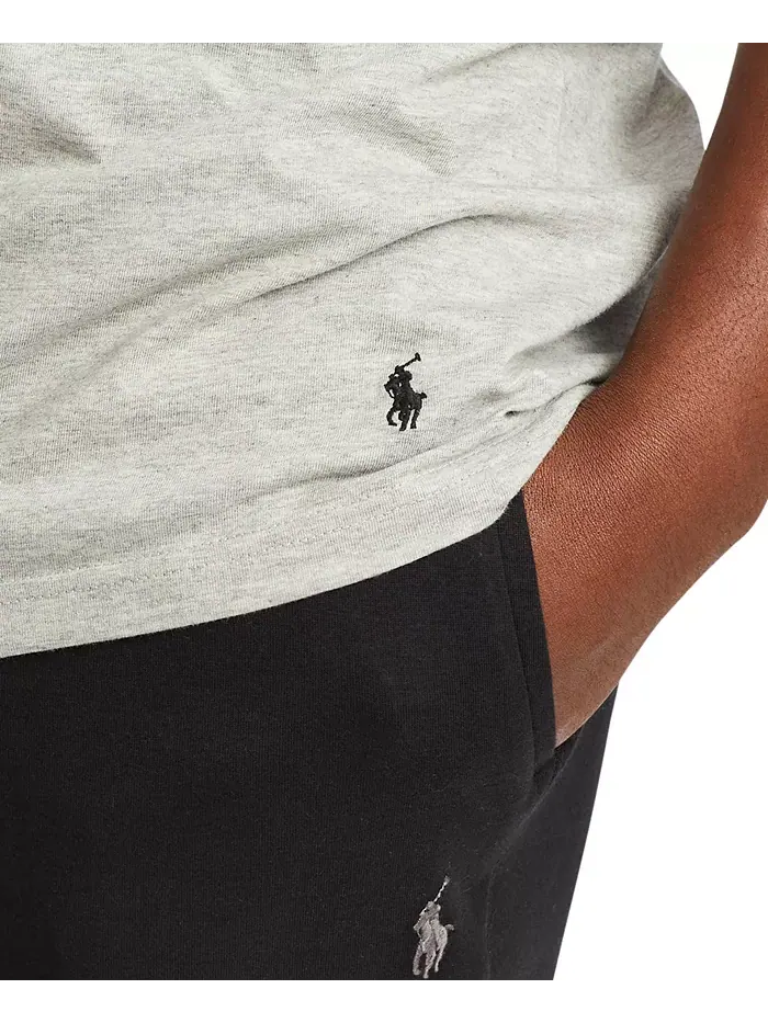 Мужские классические майки с V-образным вырезом, 3 шт Polo Ralph Lauren — изображение 3 из 6, черный