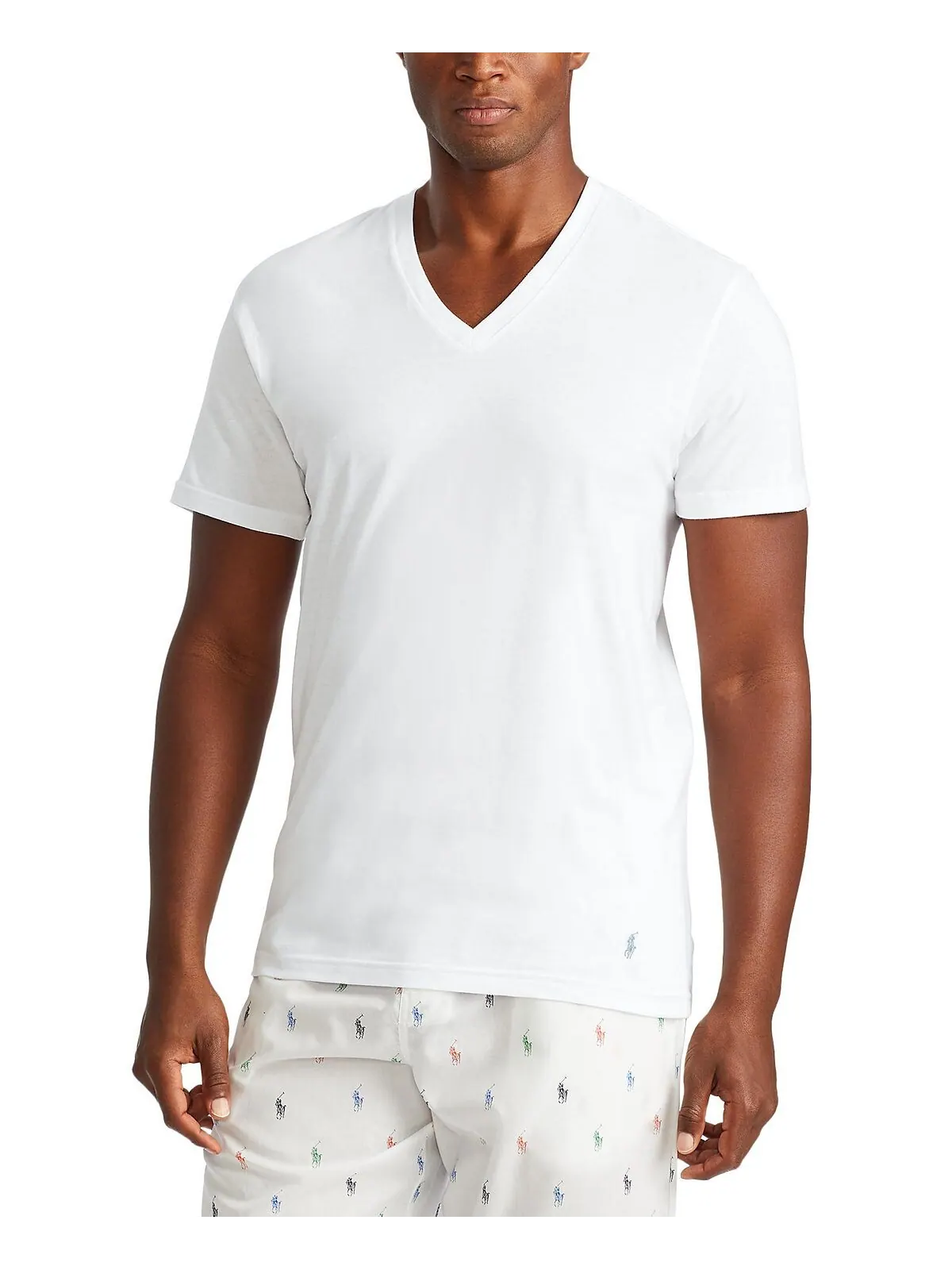 Мужская классическая майка с v-образным вырезом, 3 шт. в упаковке Polo Ralph Lauren
