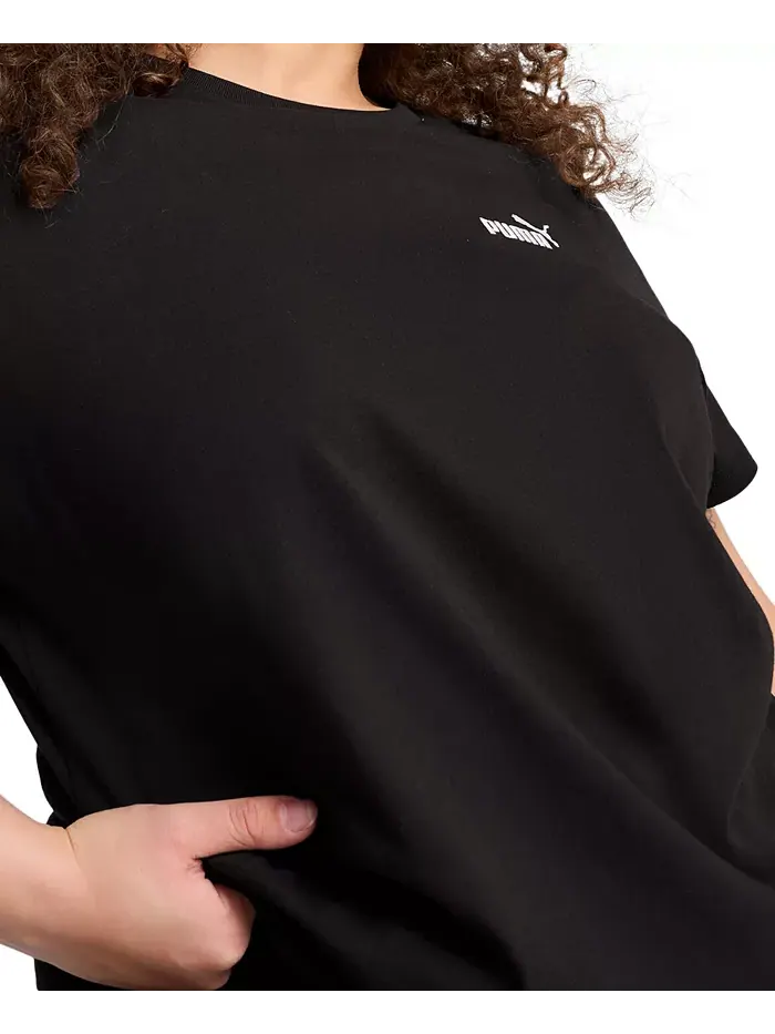 Женская футболка Essential Small Logo Puma — изображение 4 из 5, черный