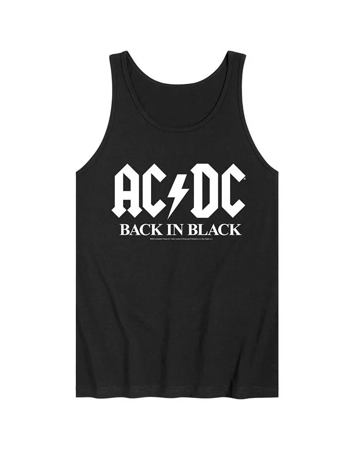 Мужская футболка ACDC Back In Black Tank AIRWAVES — изображение 1 из 2, черный