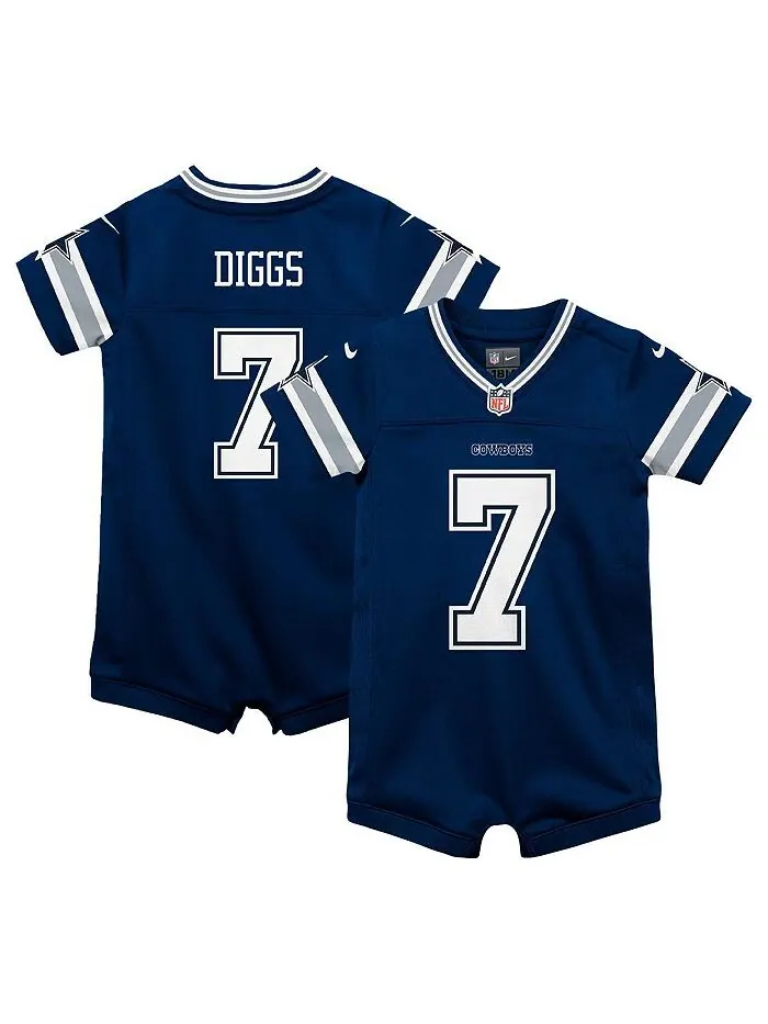 Комбинезон Trevon Diggs темно-синего цвета для мальчиков и девочек Dallas Cowboys Game, трикотаж — изображение 1 из 3