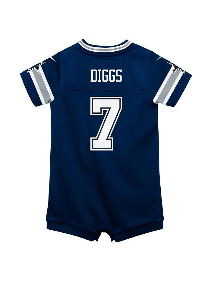Комбинезон Trevon Diggs темно-синего цвета для мальчиков и девочек Dallas Cowboys Game, трикотаж — изображение 3 из 3