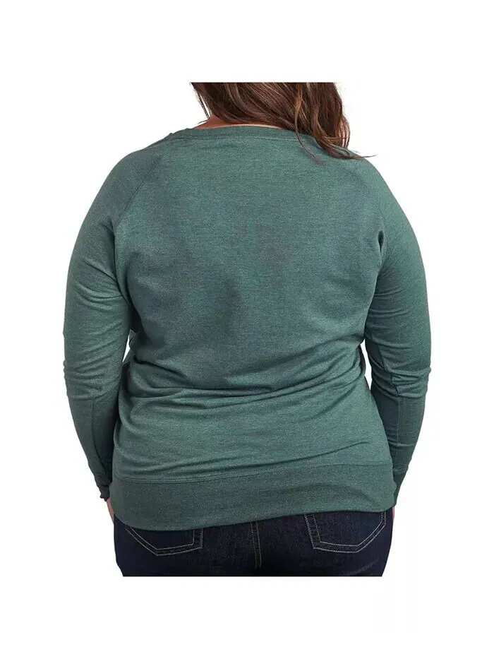 Футболка-пуловер с рождественским принтом Peanuts Plus Size Hybrid Apparel — изображение 2 из 3, зеленый