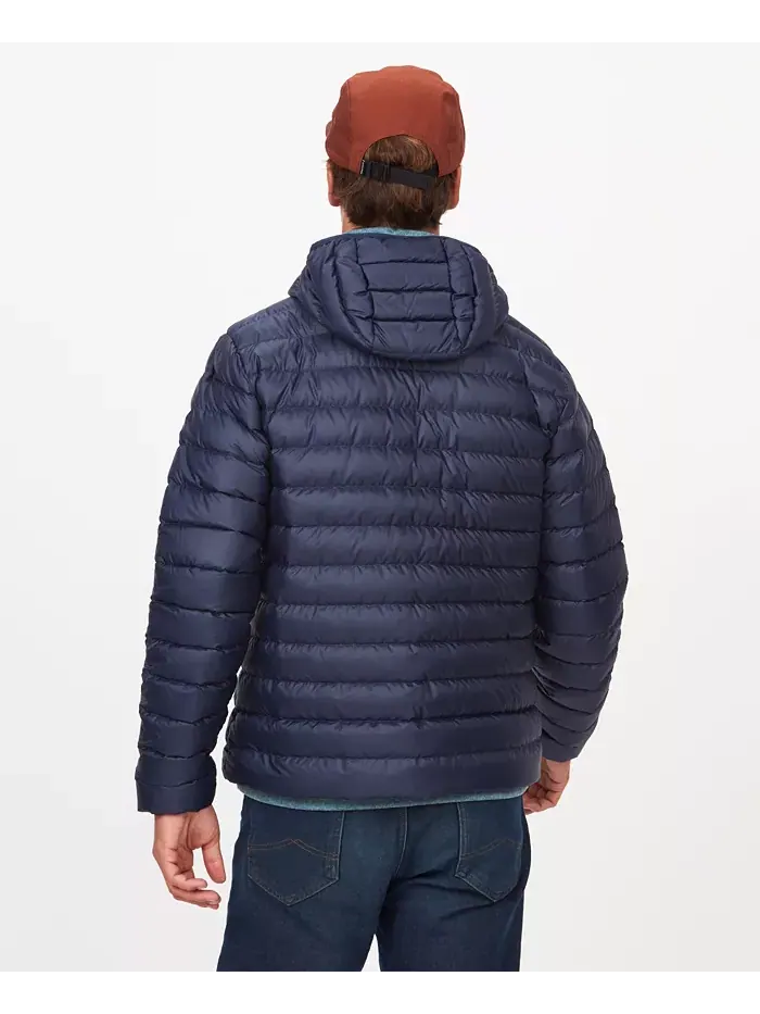 Мужская утепленная худи Marmot Highlander Down Hoody — изображение 2 из 15, темно-синий