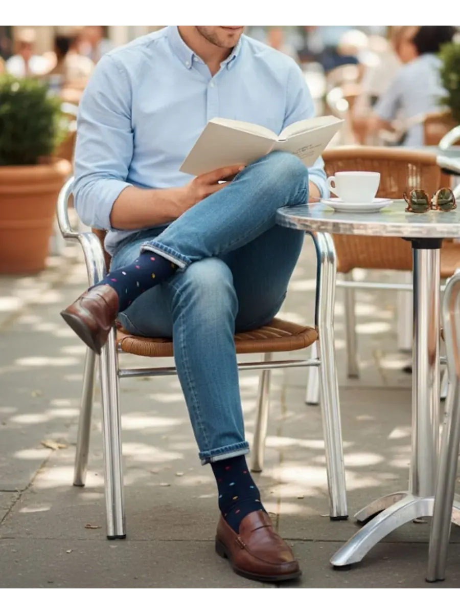 Набор мужских носков Happy Hour, 3 шт Love Sock Company — изображение 4 из 4, черный мульти