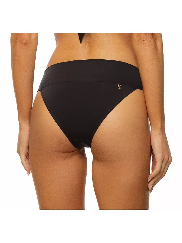 Женские плавки-бикини с многослойной резинкой Guria Beachwear — изображение 2 из 3, черный