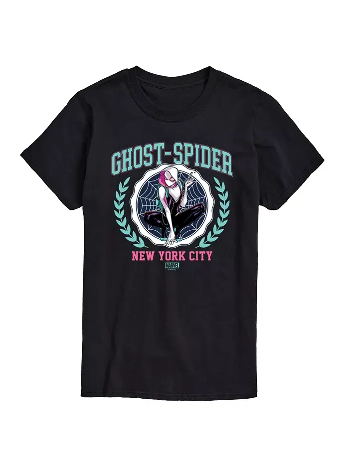 Мужская футболка Marvel Ghost Spider с короткими рукавами Airwaves — изображение 1 из 3, черный