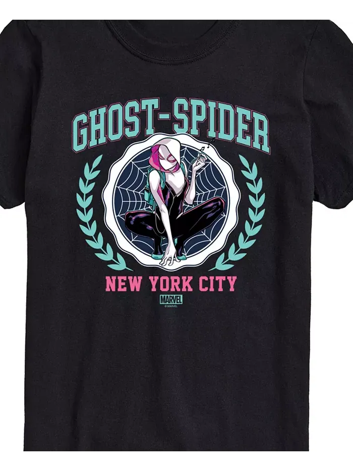 Мужская футболка Marvel Ghost Spider с короткими рукавами Airwaves — изображение 3 из 3, черный