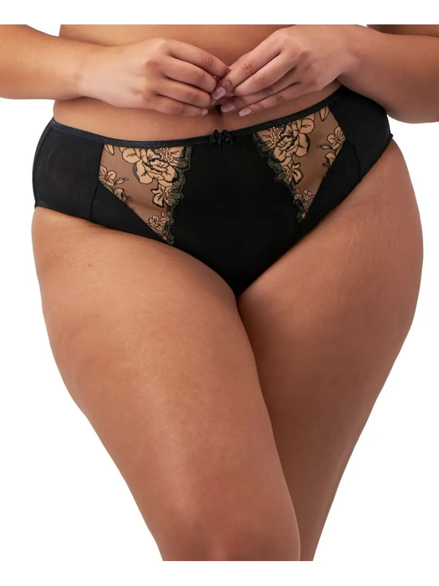 Женские трусики-слипы Teagan High Leg Brief Elomi — изображение 1 из 3, черный