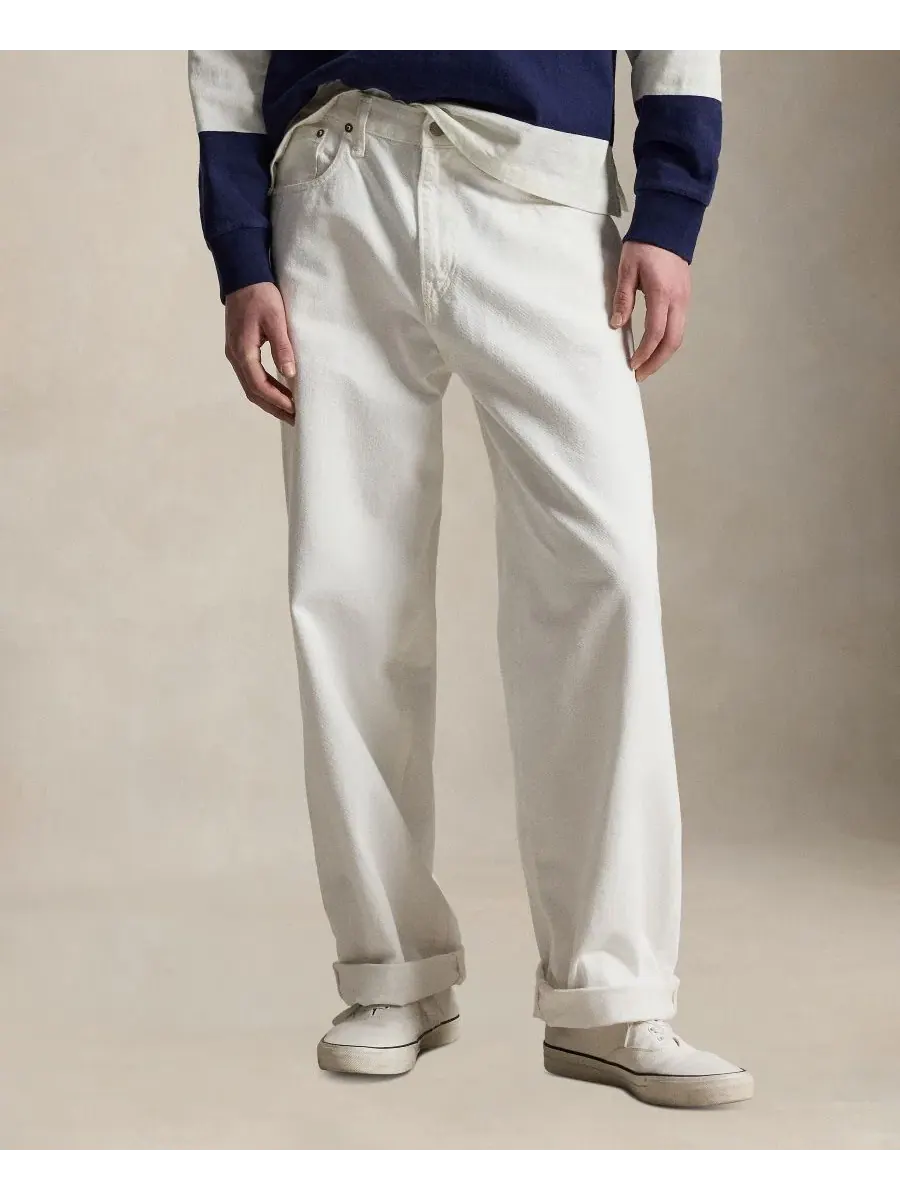 Мужские джинсы Rivington Relaxed Polo Ralph Lauren — изображение 1 из 6, белый