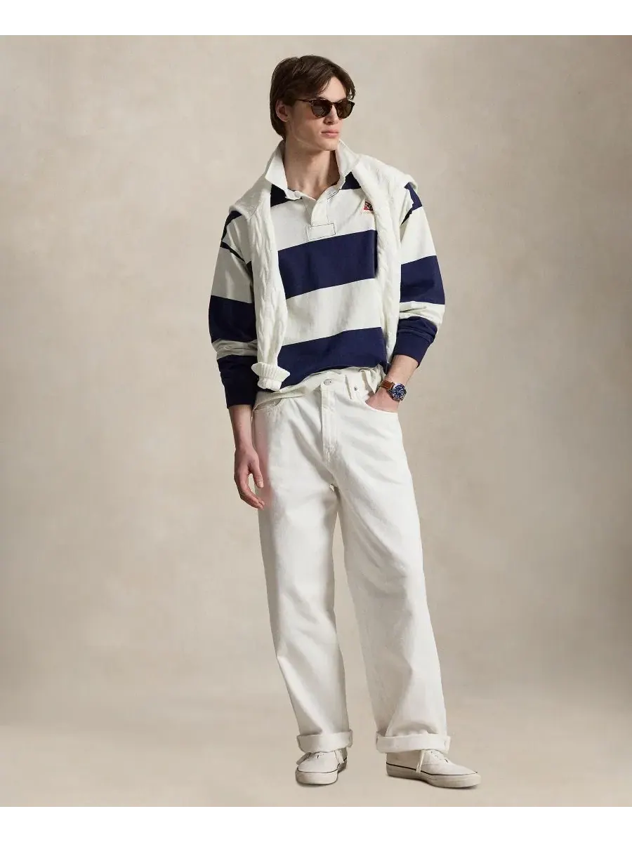 Мужские джинсы Rivington Relaxed Polo Ralph Lauren — изображение 2 из 6, белый