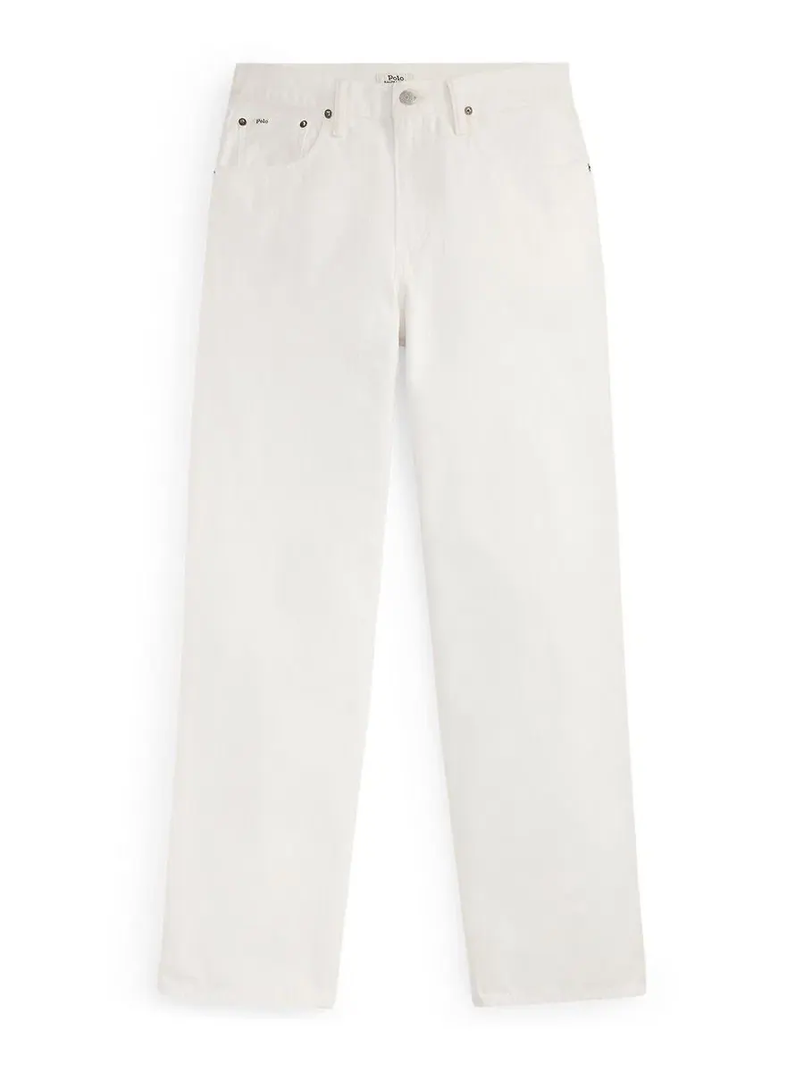 Мужские джинсы Rivington Relaxed Polo Ralph Lauren — изображение 6 из 6, белый