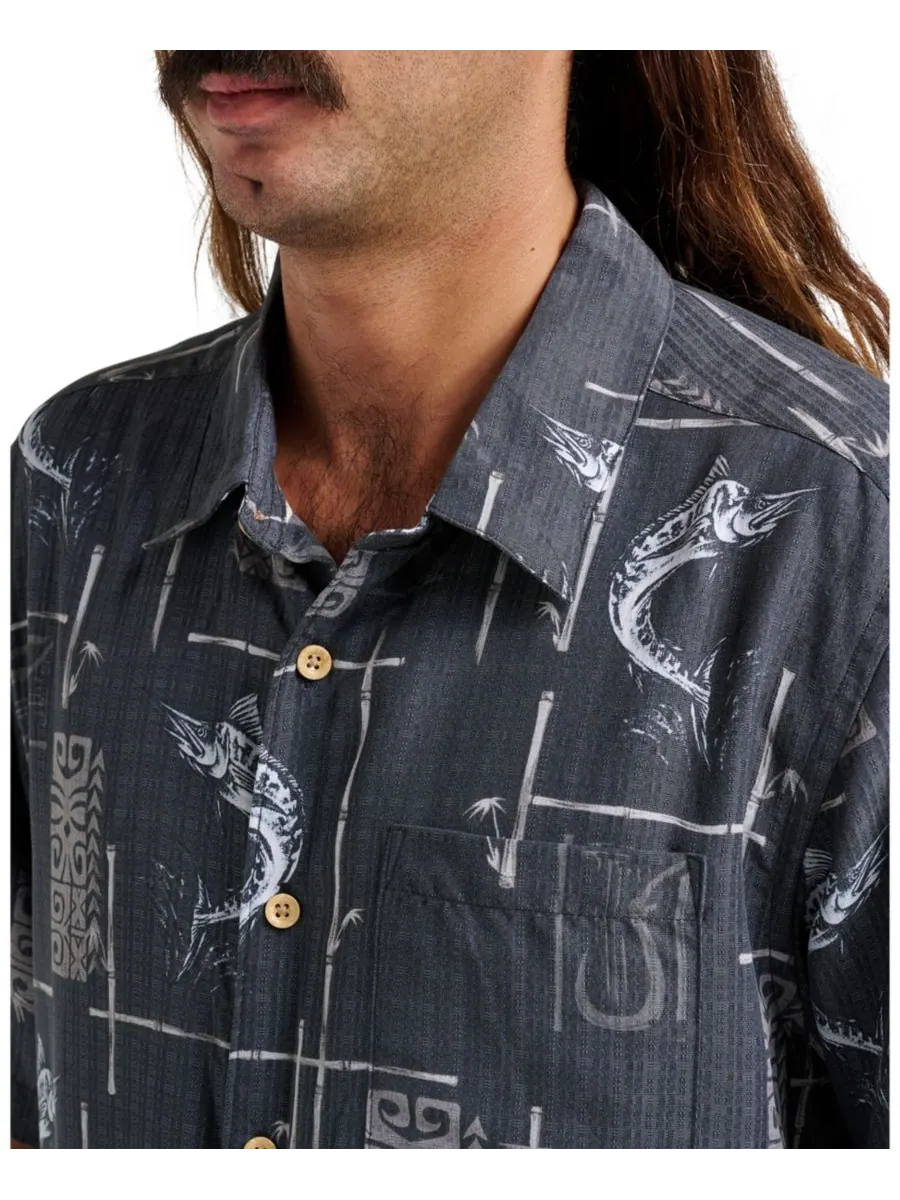 Мужская рубашка Quiksilver Comfort Fit Quiksilver Waterman — изображение 6 из 6, белый