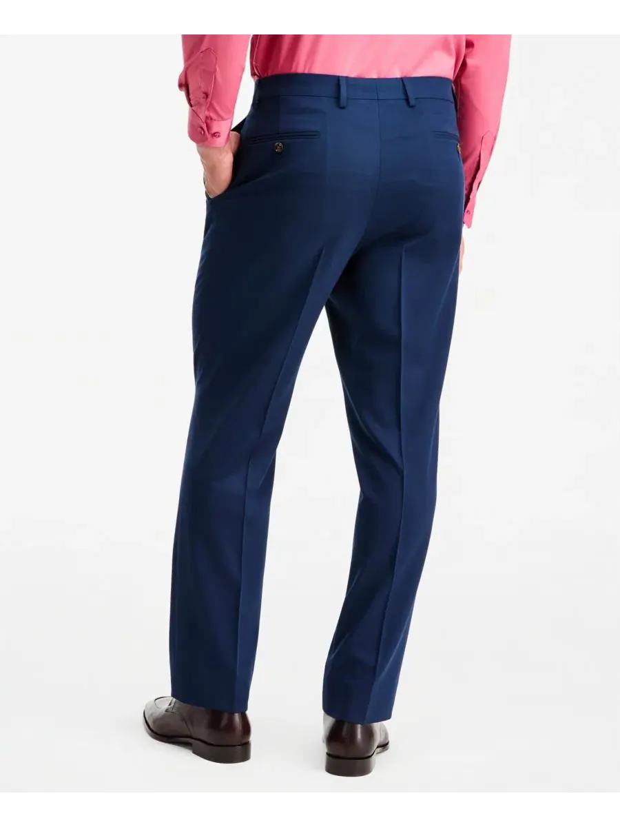 Классические брюки от костюма Men's Classic-Fit Navy Suit Separate Pants Tayion Collection — 4