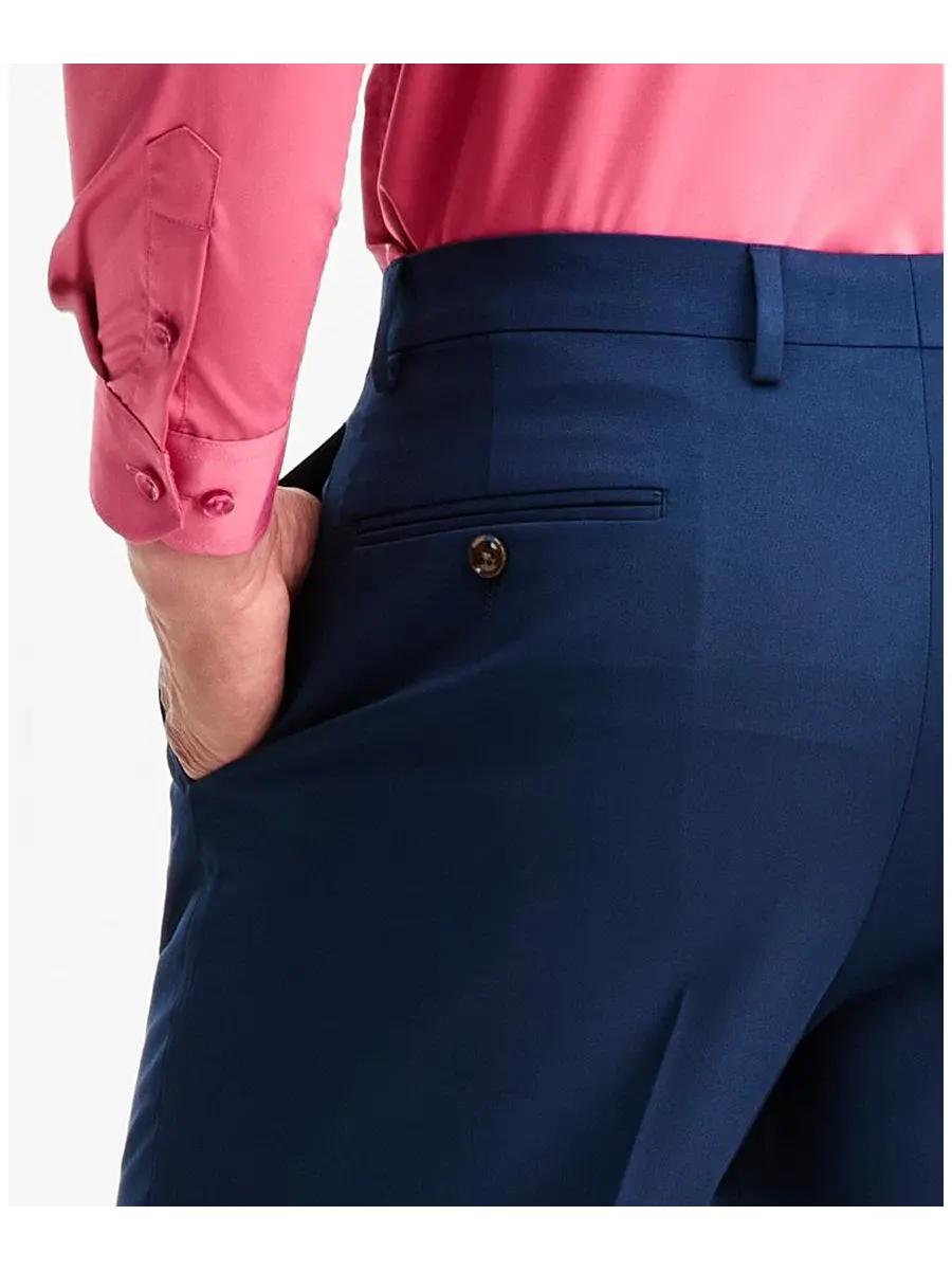Классические брюки от костюма Men's Classic-Fit Navy Suit Separate Pants Tayion Collection — 5