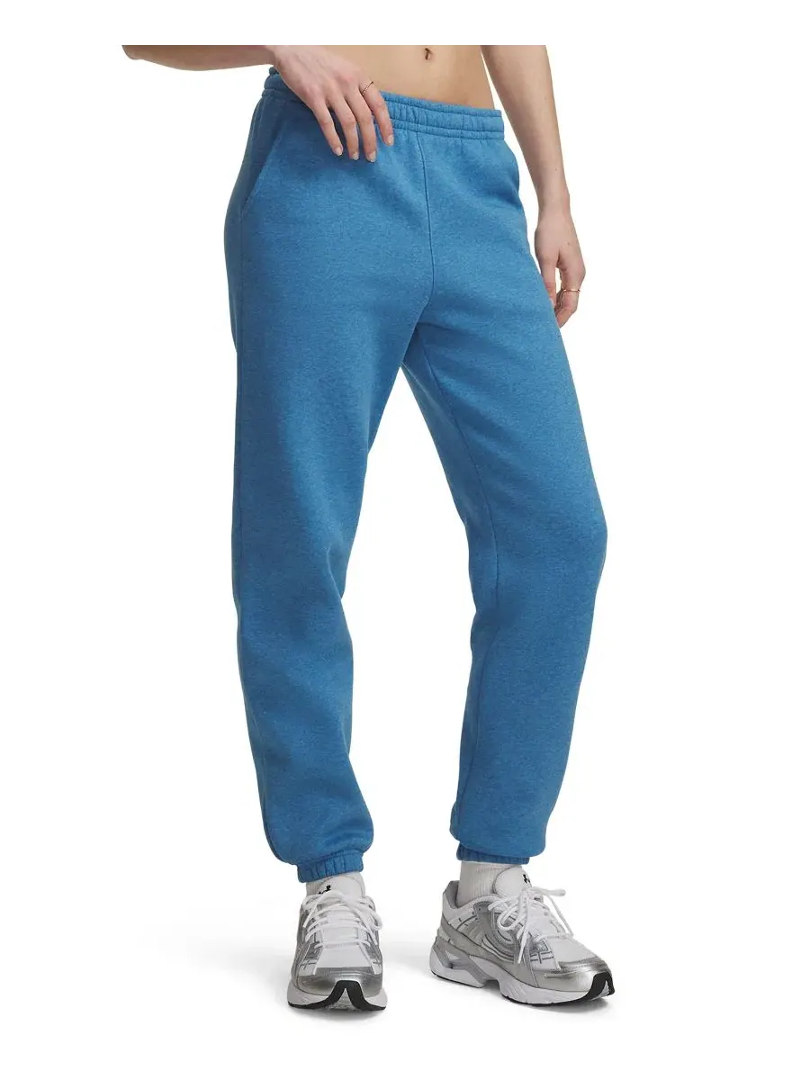 Спортивные брюки из футера с начесом, свободный крой Rival Fleece Under Armour — изображение 1 из 3, синий