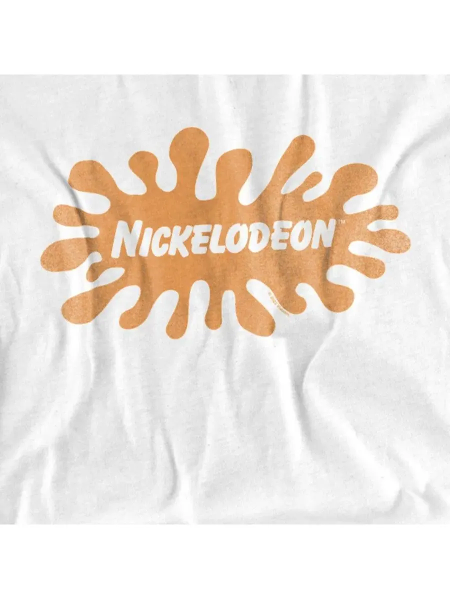 Футболка с принтом Nick Retro Splat Logo Logovision — изображение 2 из 3, белый