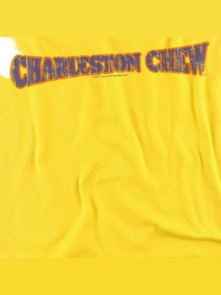 Футболка с принтом Charleston Chew Logo Tootsie Roll — изображение 3 из 3, желтый