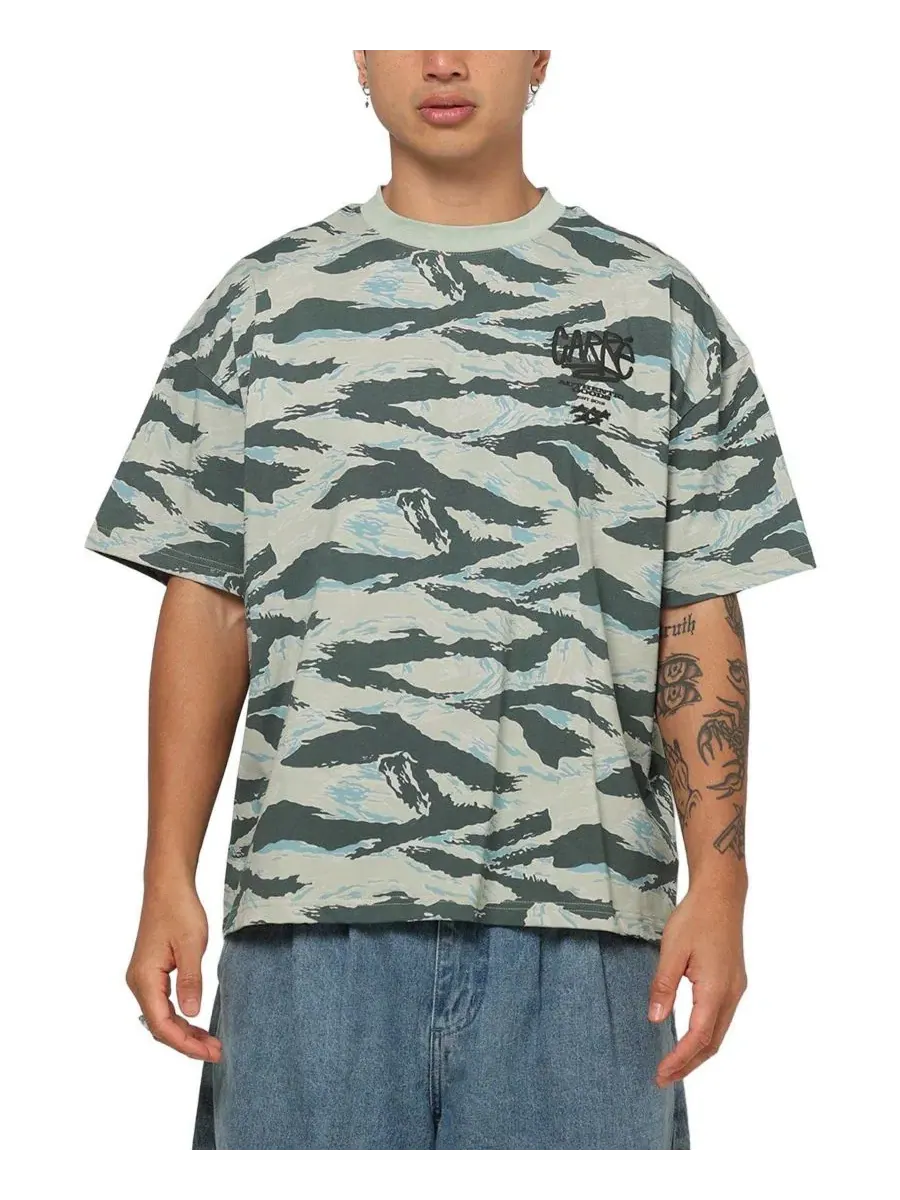 Футболка с принтом Tiger Camo CARRE