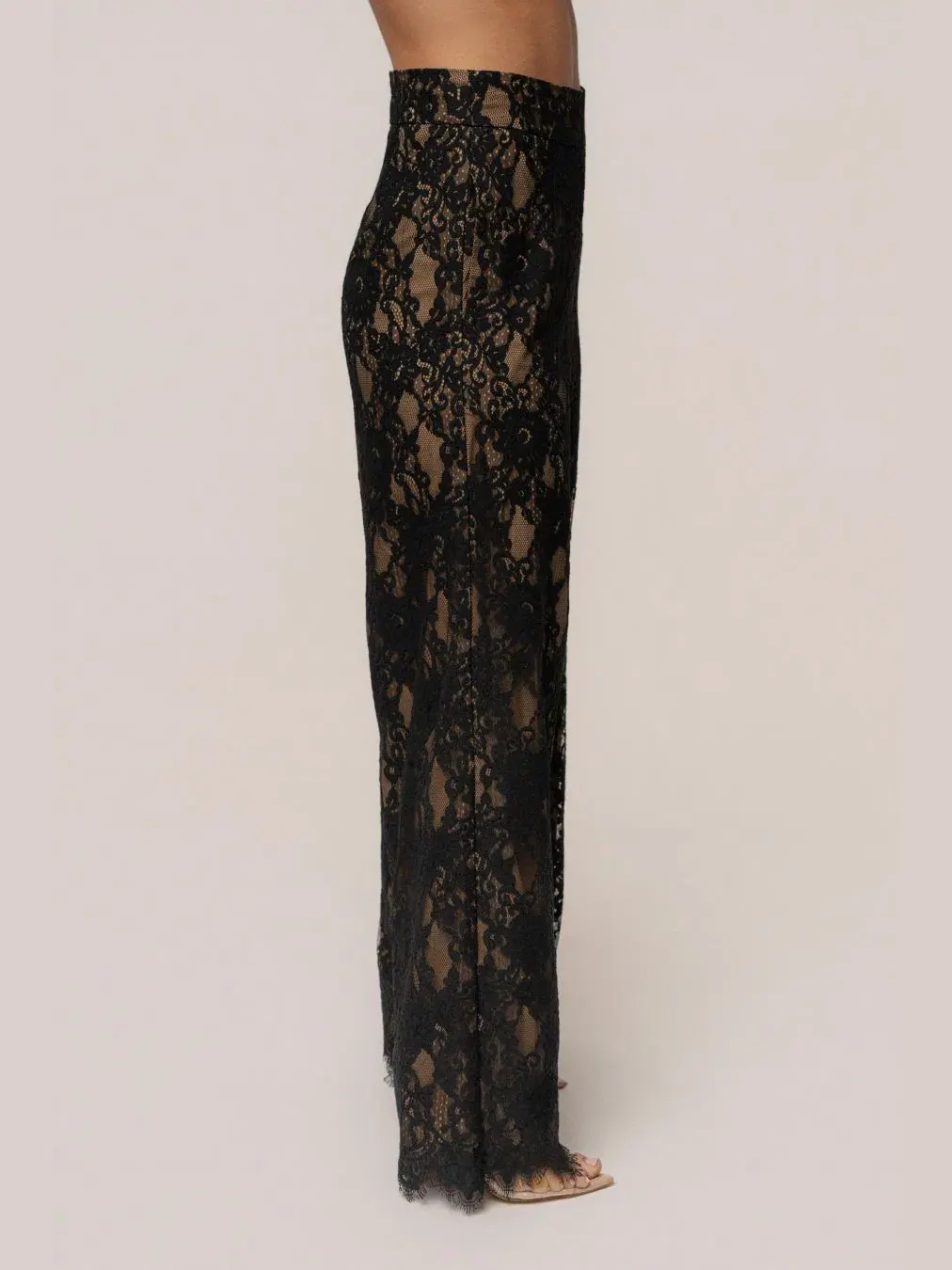 Комплект из кружевного топа и брюк Forever Crush Lace JLUXLABEL — изображение 9 из 11, черный