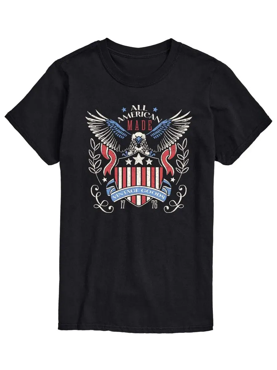 Мужские футболки с коротким рукавом и графическим принтом от All American Vintage Goods AIRWAVES