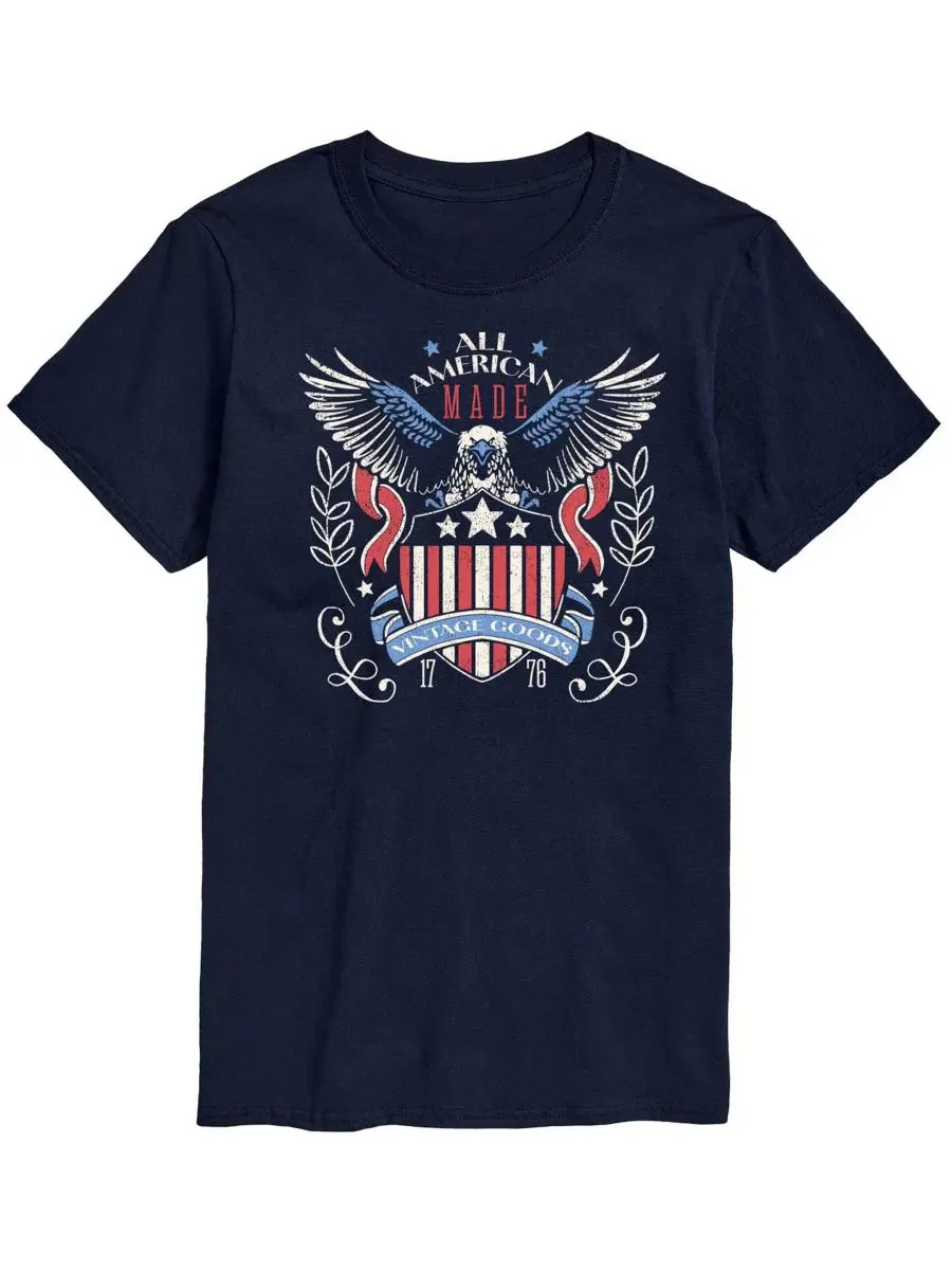 Мужские футболки с коротким рукавом и графическим принтом от All American Vintage Goods AIRWAVES — изображение 1 из 3