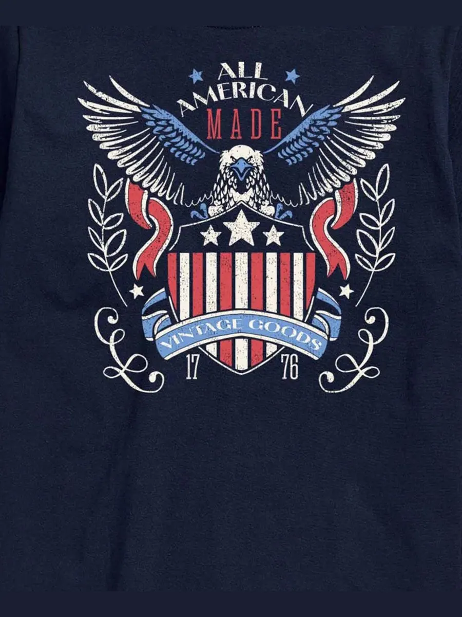 Мужские футболки с коротким рукавом и графическим принтом от All American Vintage Goods AIRWAVES — изображение 3 из 3