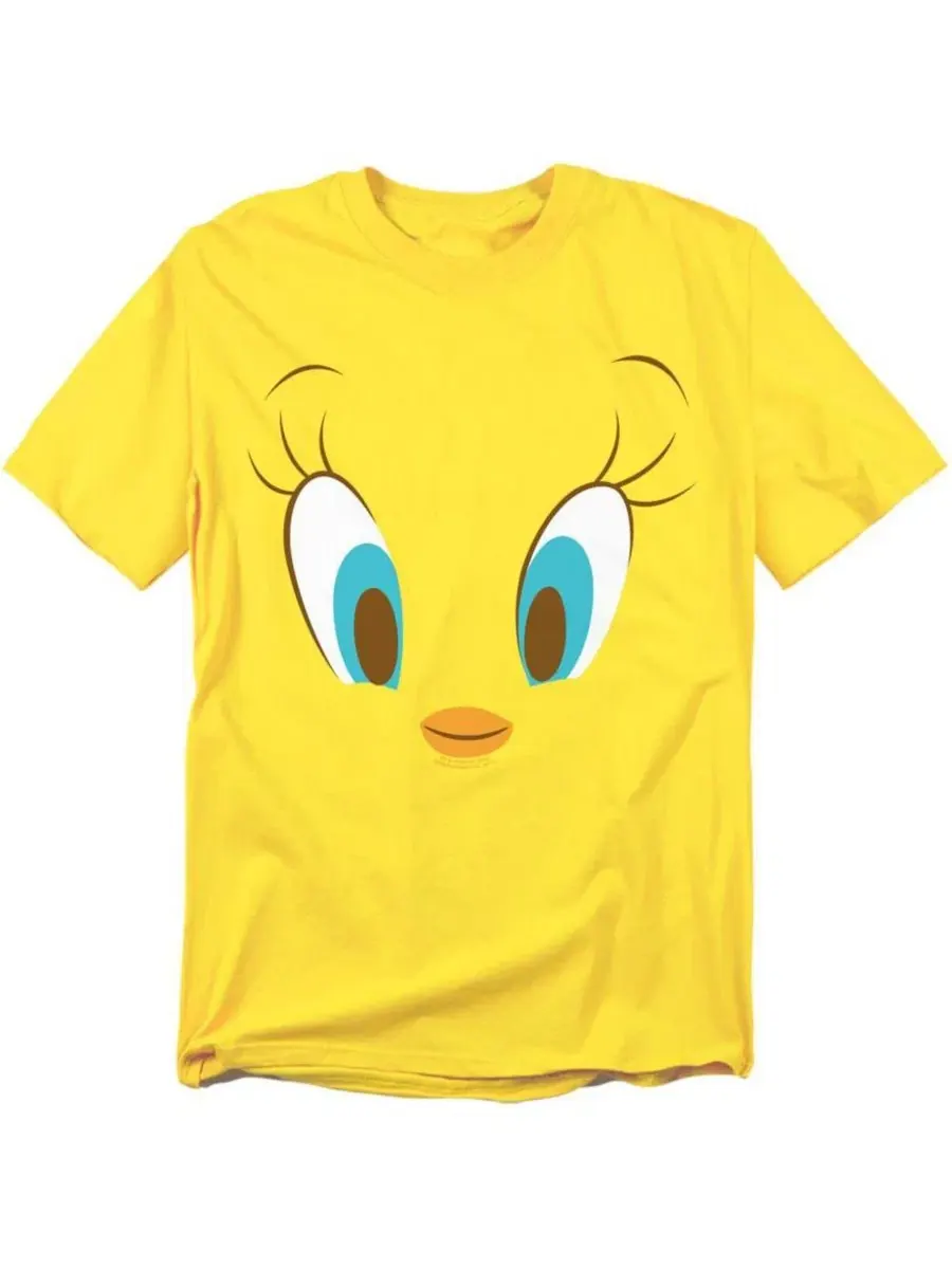 Футболка с длинным рукавом Tweety Head Looney Tunes — изображение 1 из 3, желтый