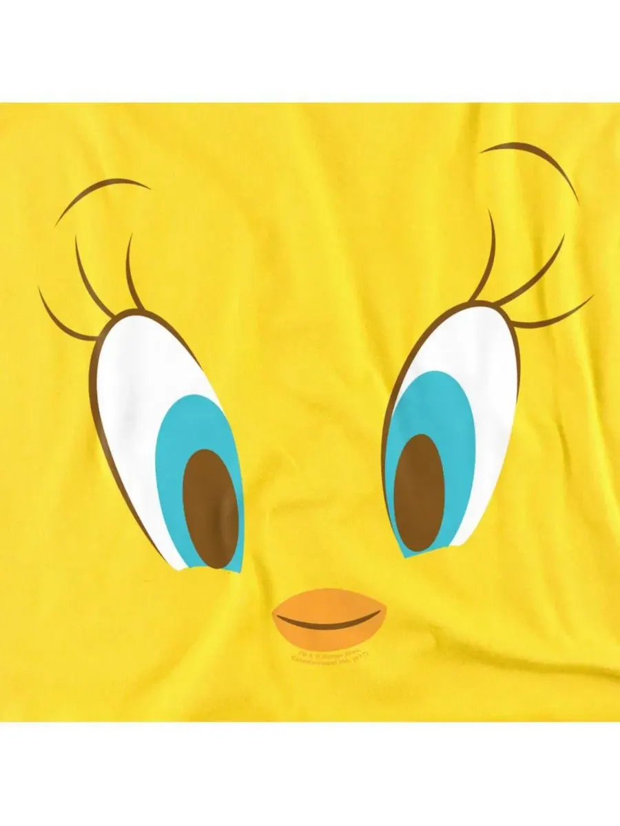 Футболка с длинным рукавом Tweety Head Looney Tunes — изображение 3 из 3, желтый