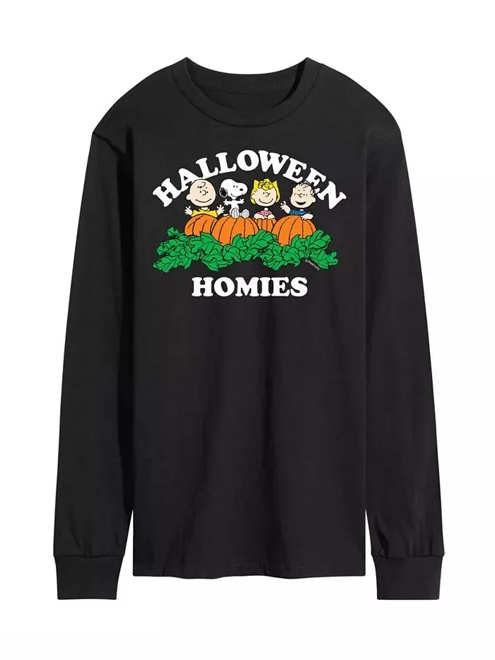 Мужская футболка Peanuts Halloween Homies AIRWAVES — изображение 1 из 2, черный