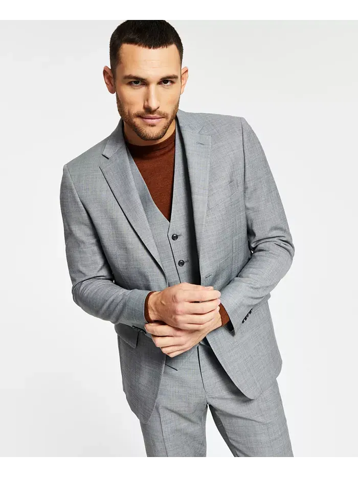 Мужская куртка от костюма Modern-Fit из шерсти TH-Flex с эластичной вставкой Tommy Hilfiger — изображение 1 из 1