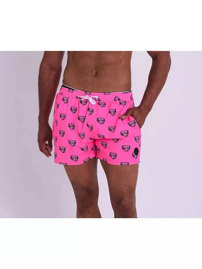Мужские шорты для плавания Baewatch Neon Pink OOSC — изображение 1 из 3, розовый