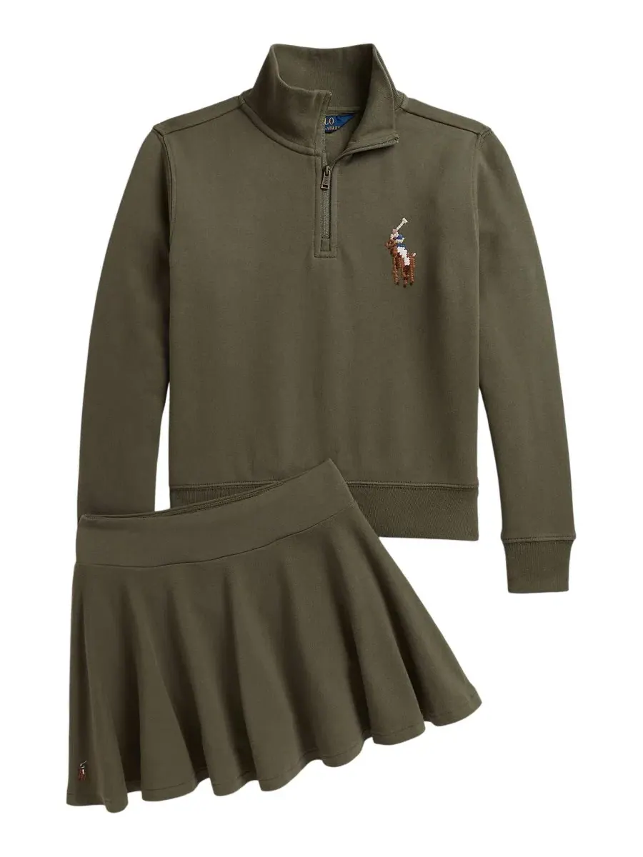 Юбка-шорты из стрейч-сетки Polo Ralph Lauren — 3