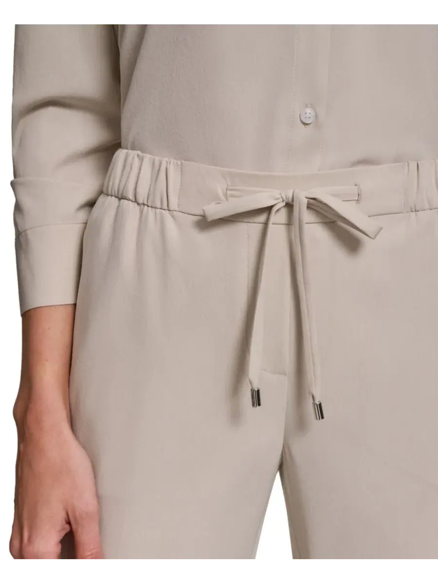 Брюки прямого кроя Calvin Klein — изображение 4 из 6, бежевый